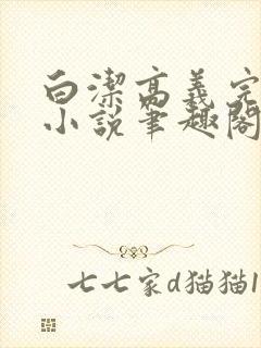 白洁高义完整版小说笔趣阁封面