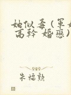 她似毒 (军婚 高干 婚恋)完结封面