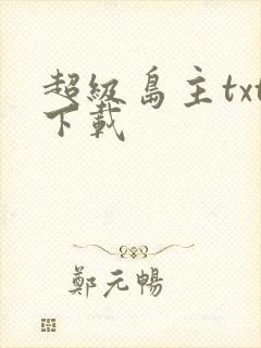 超级岛主txt下载封面