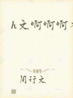 h文啊啊啊不要封面