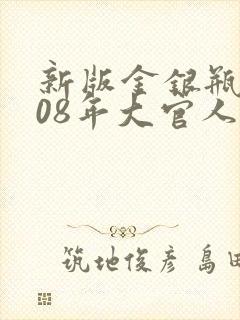 新版金银瓶2008年大官人