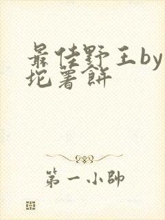 最佳野王by一坨薯饼封面