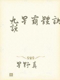 九星霸体诀 小说封面