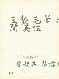 玉势 毛笔 撑开 夹住