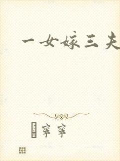 一女嫁三夫封面