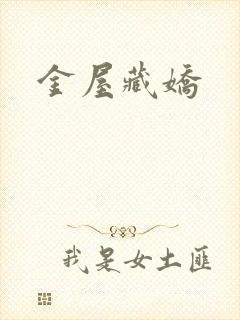 金屋藏娇封面