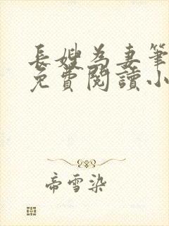 长嫂为妻笔趣阁免费阅读小说封面