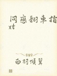 网恋翻车指南txt