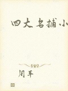 四大名捕小说