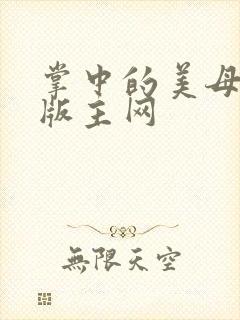 掌中的美母第一版主网