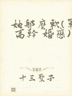 她那么软(军婚 高干 婚恋)完结