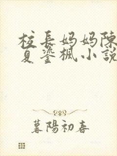 校长妈妈陈淑娴夏鎏枫小说阅读全文下载