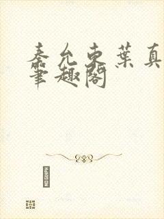 秦允东叶真小说笔趣阁