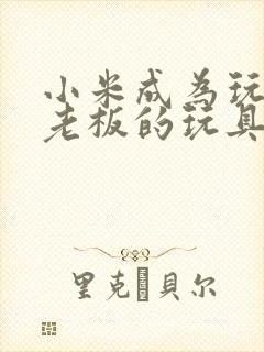 小米成为玩具店老板的玩具