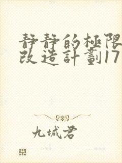 静静的极限自我改造计划17