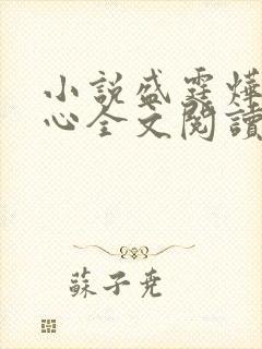 小说盛霆烨初之心全文阅读无弹窗