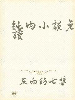 纯肉小说免费阅读