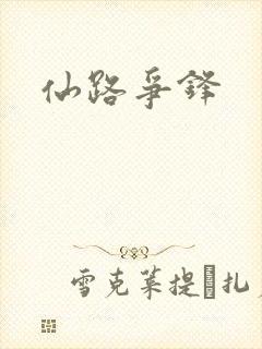 仙路争锋封面