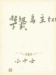 超级岛主txt下载封面