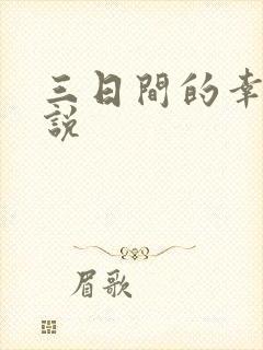 三日间的幸福小说