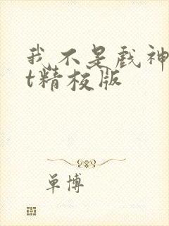 我不是戏神txt精校版