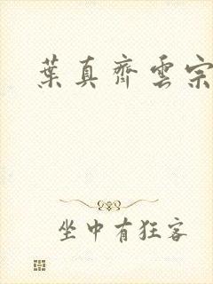 叶真齐云宗免费