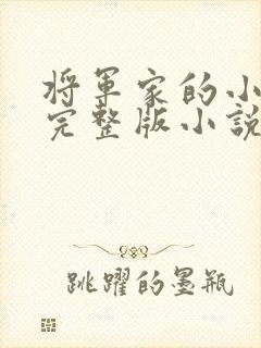 将军家的小娇妻完整版小说