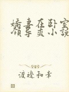 娇妻在卧室里被领导爽小说封面