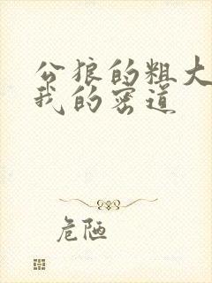 公狼的粗大挺进我的密道