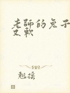 老师的兔子又大又软