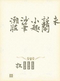 潮沙小说未删减版笔趣阁