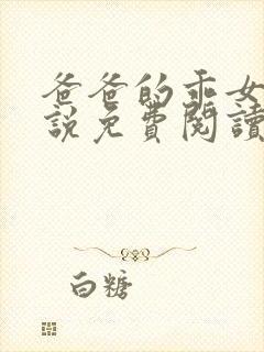 爸爸的乖女儿小说免费阅读