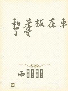 和老板在车里做了爱