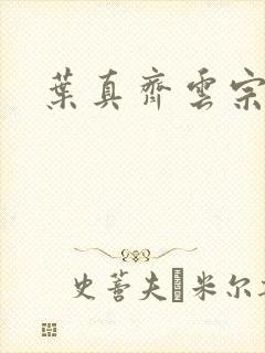 叶真齐云宗免费