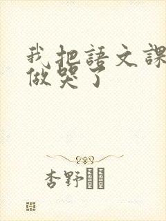 我把语文课代表做哭了封面