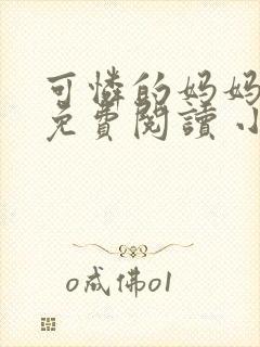 可怜的妈妈全文免费阅读 小说笔趣阁