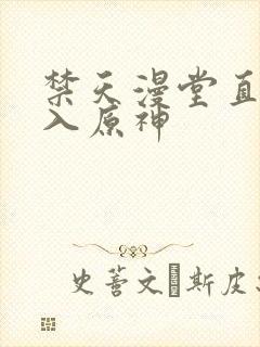 禁天漫堂直接进入原神