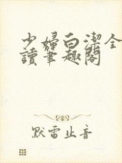 少妇白洁全文阅读笔趣阁封面