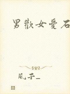 男欢女爱石封面