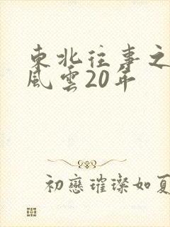东北往事之黑道风云20年