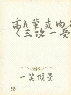 高h荤爽肉欲文〈三攻一受〉视频