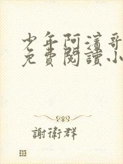 少年阿滨哥全文免费阅读小说封面