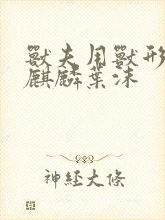 兽夫用兽形播种麒麟叶沫封面