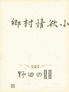 乡村情欲小说
