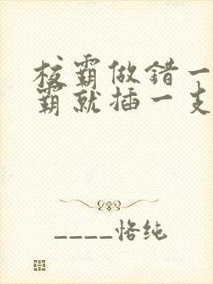 校霸做错一题学霸就插一支笔封面