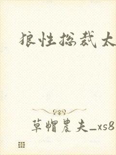 狼性总裁太凶猛