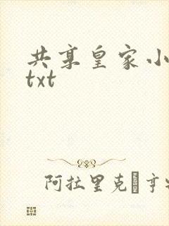共享皇家小公主txt