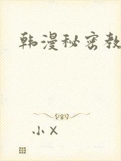 韩漫秘密教学封面