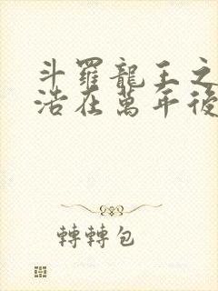 斗罗龙王之霍雨浩在万年后荒雨浩