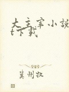 大主宰小说txt下载